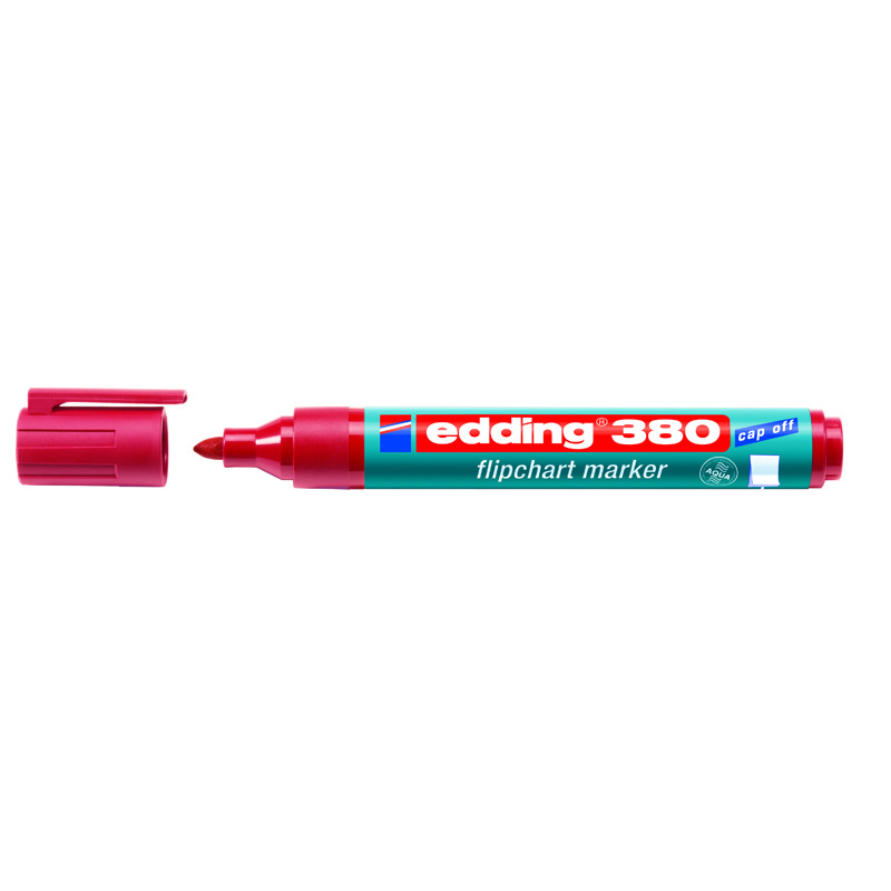 Маркер edding Flipchart e-380/02, 1,5-3 мм круглий червоний